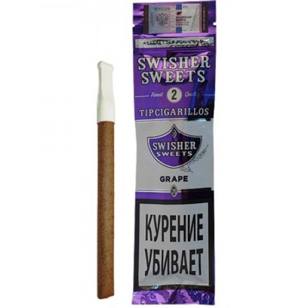 Сигариллы Swisher Sweets Grape Tip Cigarillos (2)