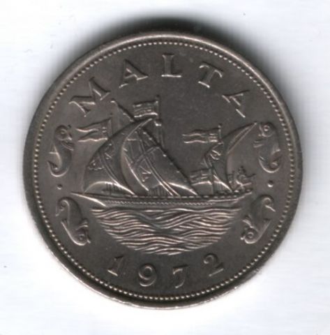 10 центов 1972 г. Мальта