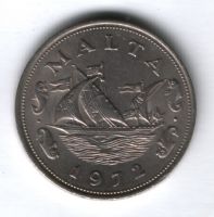 10 центов 1972 г. Мальта