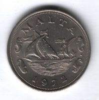 10 центов 1972 г. Мальта