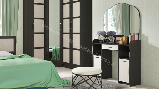 Туалетный столик "София" Т2 (Венге цаво/Дуб белфорд)