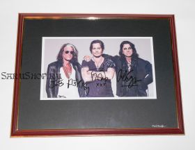 Автографы: Hollywood Vampires. Элис Купер, Джонни Депп, Джо Перри