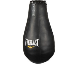 Мешок  Everlast PU Heavy Tear Drop 28КГ, чёрный (БЕЗ ЦЕПЕЙ)  EVRHTDB