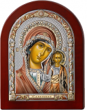 Серебряная икона Богоматерь Казанская (Valenti&Co, Италия, цветной лак, повышенное качество!) купить