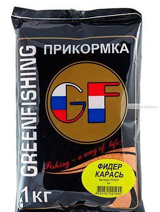 Прикормка Greenfishing GF Фидер Карась 1кг