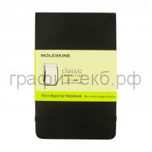 Книжка зап.Moleskine Pocket Reporter Soft нелинованная черная QP813