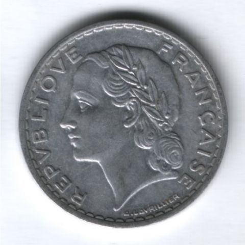 5 франков 1949 г. Франция