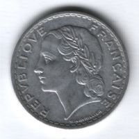 5 франков 1949 г. Франция