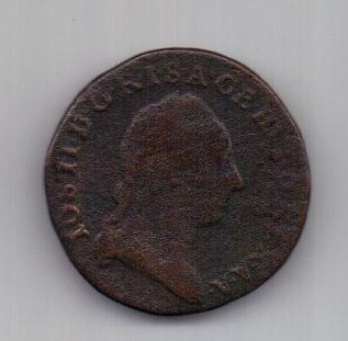 1/2 крейцера 1781 г. S Австрия