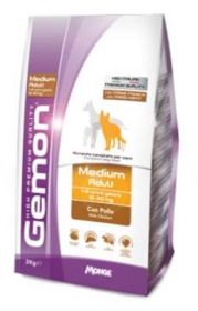 Gemon Dog Medium корм для взрослых собак средних пород ягненок с рисом  15 кг