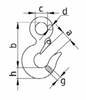 Крюк чалочный 320А