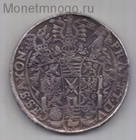 талер 1593 г. Саксония. Германия