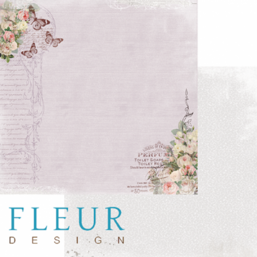 Бумага для скрапбукинга по листу Вдохновение 3804 Fleur Design