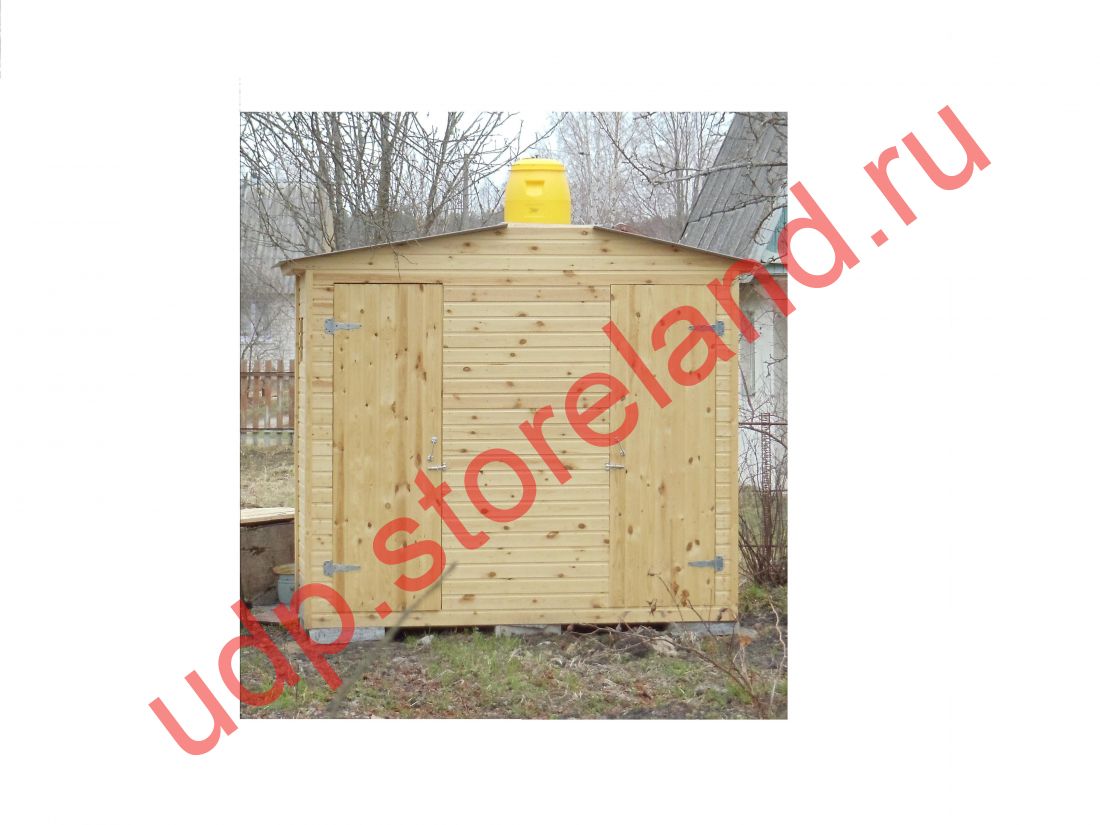 Садовый душ с туалетом 2,5*1,0 м.