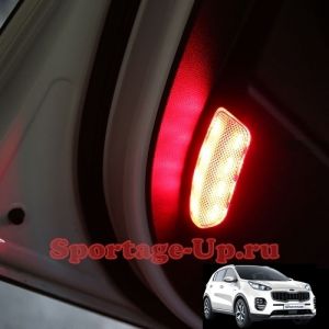 LED-модули в отражатели передних дверей Sportage4 QL, exLED, комплект 2шт.