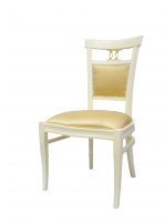 Цвет слоновая кость, патина золото, ткань №05 Корона бежевая