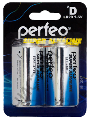 Perfeo LR20 2BL Super Alkaline (20)