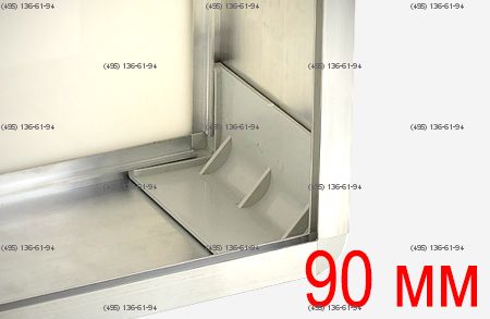 Уголок для профиля 90 мм пластик цвет светло-серый