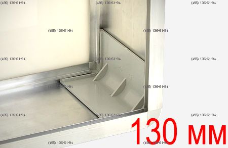 Уголок для профиля 130 мм пластик цвет светло-серый