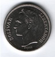 5 боливаров 1973 г. Венесуэла
