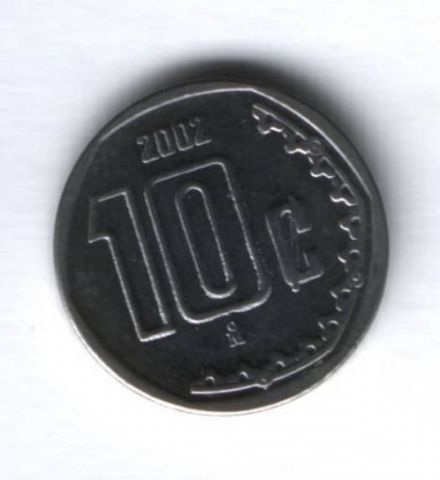 10 сентаво 2002 г. Мексика