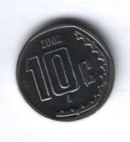10 сентаво 2002 г. Мексика