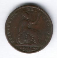 1 фартинг 1834 г. Великобритания