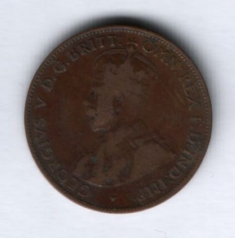 1/2 пенни 1921 г. Австралия