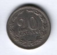 20 сентаво 1937 г. Аргентина
