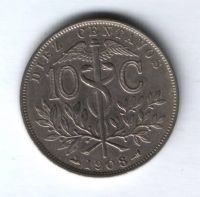 10 сентаво 1908 г. Боливия