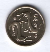 2 цента 1988 г. Кипр
