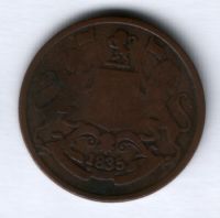 1/4 анны 1835 г. Индия
