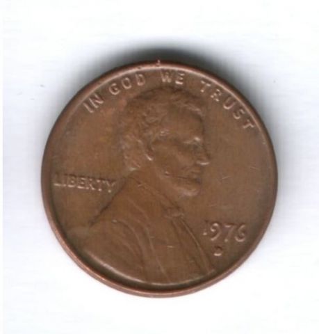 1 цент 1976 г. D США