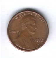 1 цент 1976 г. D США