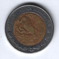 5 песо 1998 г. Мексика