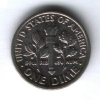 1 дайм 1992 г. P США