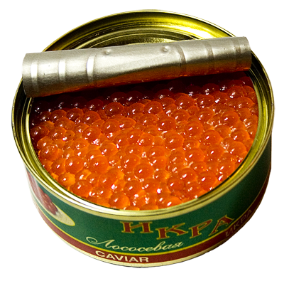 Икра красная в баночках (магнит)