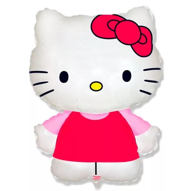 Hello kitty фольгированный шарик