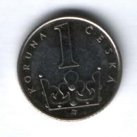 1 крона 2003 г. Чехия