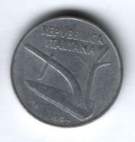 10 лир 1954 г. Италия