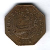 25 центов 1975 г. Мальта