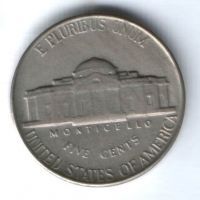 5 центов 1952 г. США