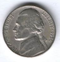 5 центов 1956 г. D США