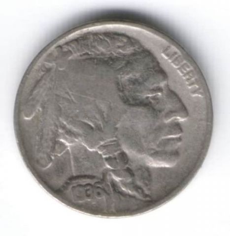 5 центов 1936 г. США