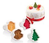 Формочки с печатью для печенья DELICIA 4 шт рождественские 630857