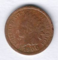 1 цент 1900 г. США