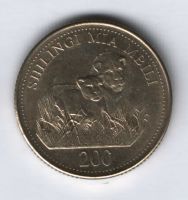 200 шиллингов 2008 г. Танзания