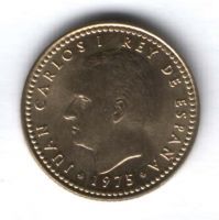 1 песета 1980 г. Испания UNC