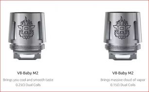 Сменный испаритель V8 Baby-M2 для SMOK TFV8 Baby Beast