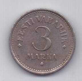 3 марки 1922 г. Эстония